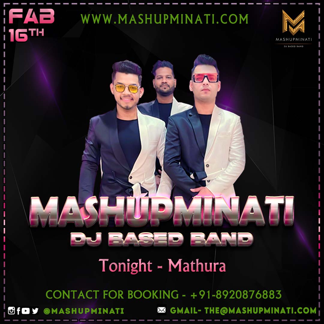 DjBasedband's tweet photo. Mashupminati ready to Rock tonight in mathura live performance..
.
.
.
#mashupminati #dance #djbasedband #djbasedbandindelhi #djsongs #band #artist
#mashupminati #mashupminatidjbaseband #mashupminatiband #mashupminatidjband #mashupminatievents https://t.co/c1kscWErlR