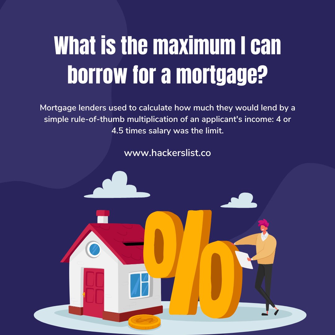 Middlet1J's tweet photo. What is the maximum I can borrow for a mortgage?
#wantto #creditscore #downpayment #mortgage #income #credit #score #debt #ratio #jobcreation #career #history #payment #value #properties #propertydevelopment #purchase #lend #bewilling #debttoincome #historylover #lenders #lender https://t.co/amvCnpjIjG