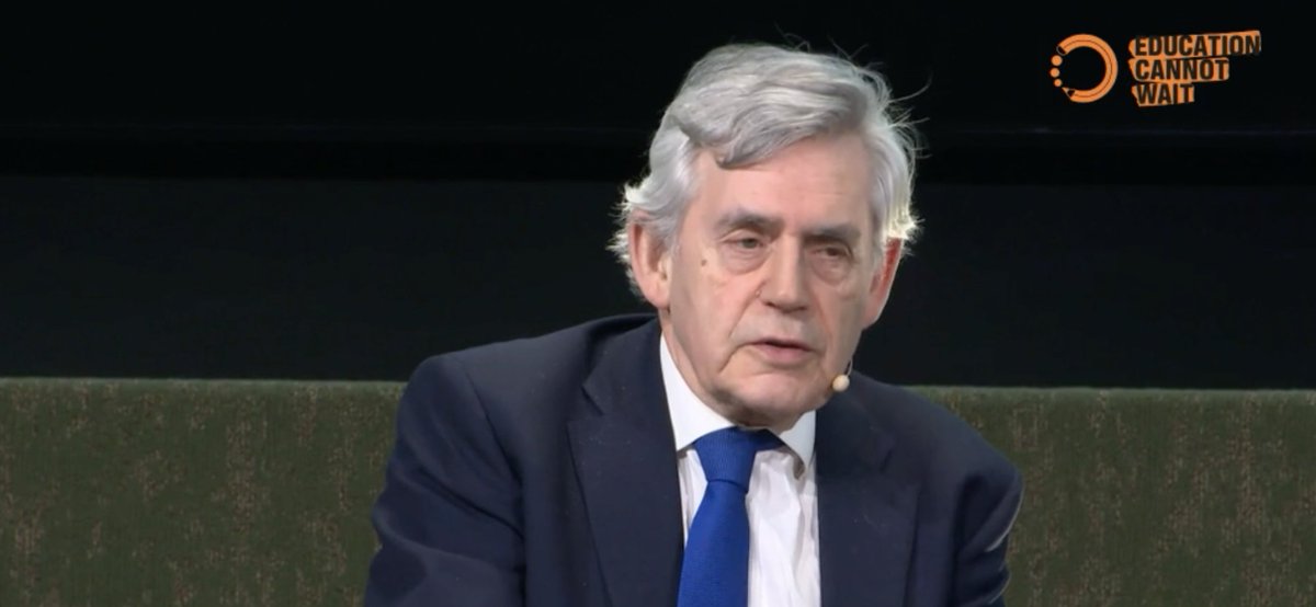 'It's fundamental that no regime, no religious order, no dictator should prevent a girl from having the right to education. That is why we must turn words into action and stand up in solidarity with the girls and women in #Afghanistan🇦🇫.'~The Rt. Hon. @GordonBrown #HLFC2023