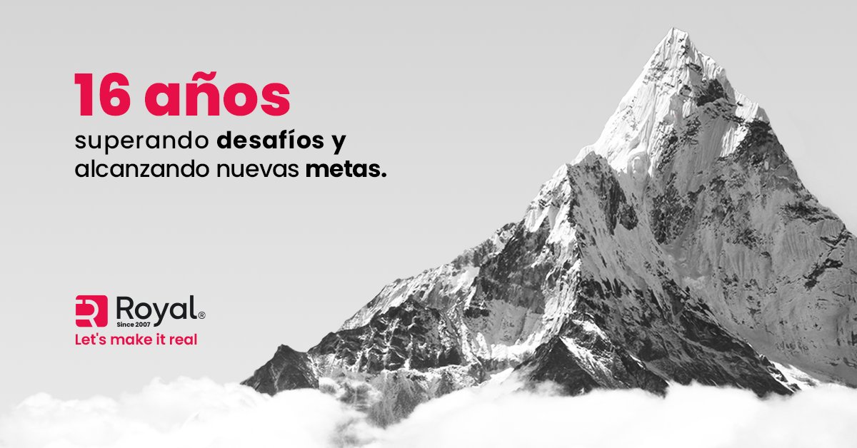 RoyalComunica's tweet photo. ¡𝑪𝒖𝒎𝒑𝒍𝒊𝒎𝒐𝒔 𝟏𝟔 𝒂𝒏̃𝒐𝒔!🎉 

Recordamos con cariño todos los momentos que nos han llevado hasta aquí. Desde nuestros primeros clientes hasta nuestras campañas más exitosas.

Estamos agradecidos a cada persona que forma parte de nuestra historia.

Let's make it real!🙌 https://t.co/VcrxJN7wOk