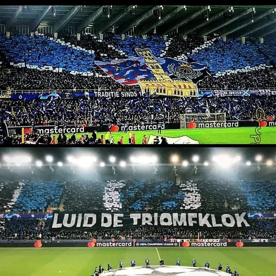 FcBrugesArmy's tweet photo. Prachtige tifo 🤩 https://t.co/DzIuYfGhEi