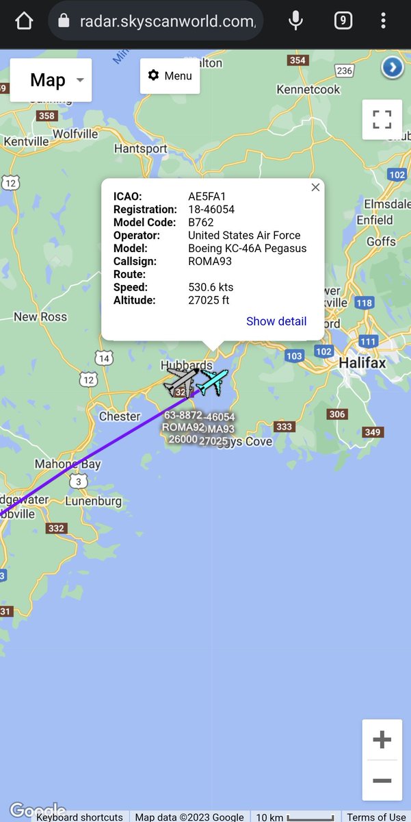 scan_sky's tweet photo. Comms From #ROMA93 With CYQM - Moncton Centre Low. https://t.co/c0mdUAWYI8