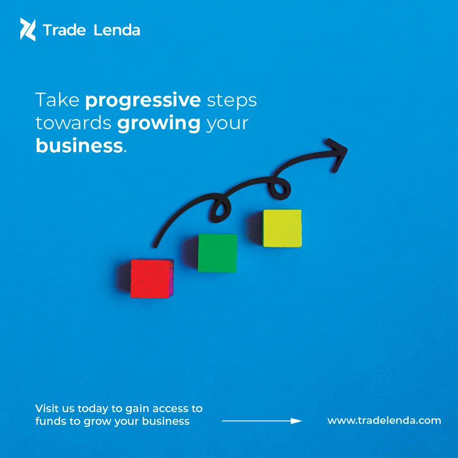 TradeLenda's tweet photo. Take progressive steps to grow
We are just one click away: https://t.co/UWHE4sVIqV
#tradelenda #financeplug #msme #ats #funds #accesstofunds #growth #business #steps https://t.co/PjZFNyKlyi