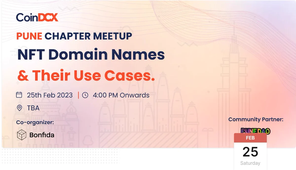 NFT Domain names & use cases with CoinDCX & Bonfida
