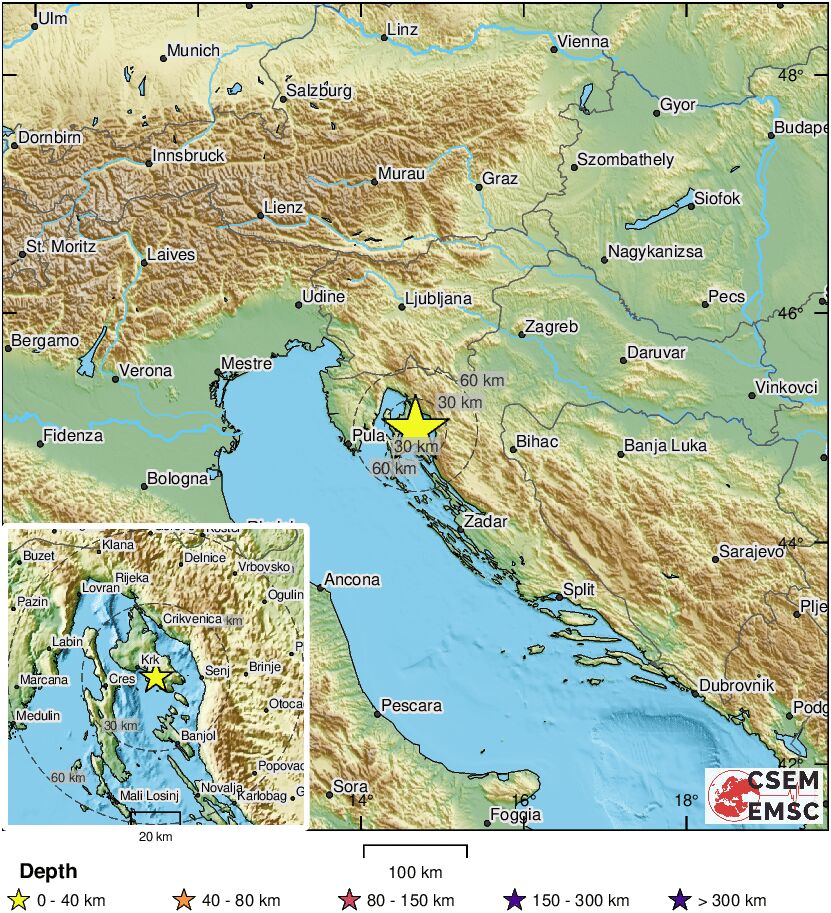 LastQuake's tweet photo. 🔔#Earthquake (#potres) M5.5 occurred 21 km S of #Crikvenica (#Croatia) 4 min ago (local time 10:47:45). More info at:
📱https://t.co/LBaVNedgF9
🌐https://t.co/oNJXVutUV5
🖥https://t.co/M2KCdclyEt https://t.co/gDJ9ZPMWo4