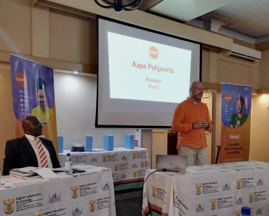 Funzi YES is going strong in 🇿🇦! On Tuesday, we presented our learning solution to TVET colleges in KwaZulu-Natal province. Yesterday, we held our first lecturer training at <a href="/Majuba_College/">Majuba TVET College</a> 🌟

Great to see lecturers gaining the skills to help their students thrive and shine 🚀