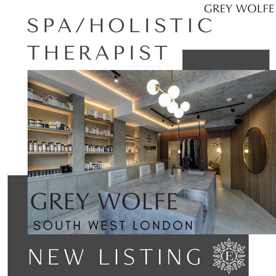 spaelite's tweet image. Delighted to be showcasing this amazing opportunity with GREY WOLFE, South West London. 

APPLY NOW - apply@spa-elite.com

An incredible wellness space designed to recharge, restore, and reset.  

#spaelite #spatherapist #holistictherapist #wellness #london #londonjobs