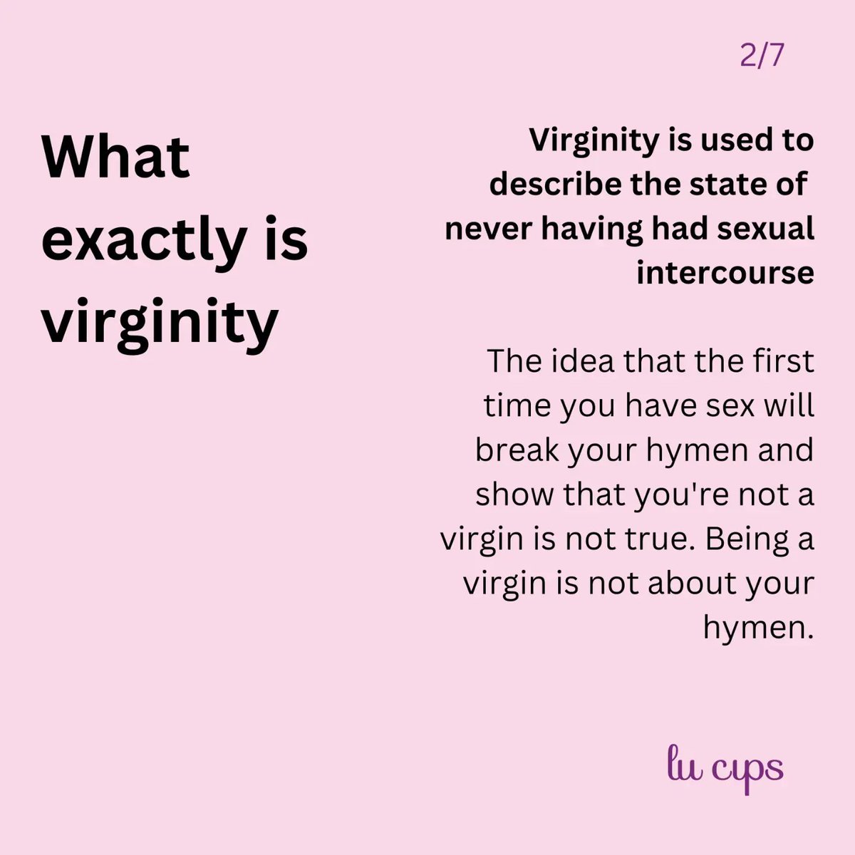 lucups_ng's tweet photo. "Many first-time menstrual cup users worry about whether using a cup affects their virginity. We understand these concerns can be anxiety-inducing, especially for those who haven't had penetrative sex yet. https://t.co/SZJDqpgpIN