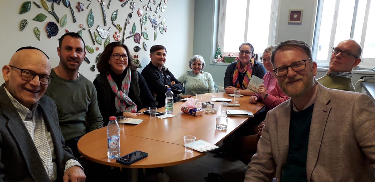 fodip's tweet photo. It was great to meet with colleagues at the Rossing Centre for Education and Dialogue, yesterday, before heading into #Bethlehem. A microcosm of life in a day: East #Jerusalem,  West #Jerusalem &amp; #Palestine Area A

#interfaith #dialogue #faith #MiddleEast #peacebuilderswithfodip https://t.co/tKBls3Uxcf