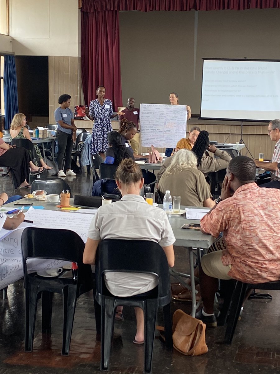 SAYCCC2's tweet photo. Groups discussing about ways in which we can do environmental education and public awareness (EE&amp;PA) more effective in our communities. 
#YouthEmpowerment #ClimateJustice #SAYCCC https://t.co/85jP7fRwj1