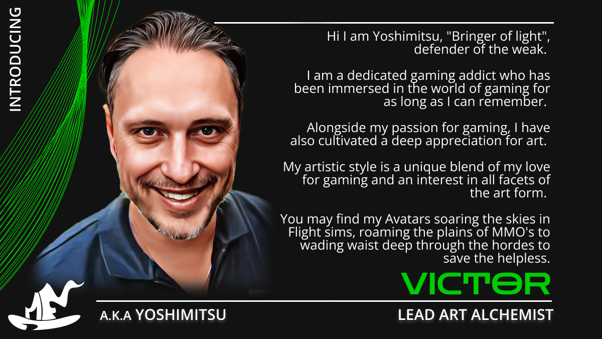 MadeForGamersHQ's tweet image. #MeetOurTeam Of Magicians
Introducing Our #gamedevteam

@paxron7 : #UnityDevelopment Lead
@Victor29016889 : #GameArt Lead

#JoinOurCommunity to be the first to know when our exciting new developments drop!

#gamedevelopers #gamedesign #gameprogramming  #web3gaming #gaming #Web3