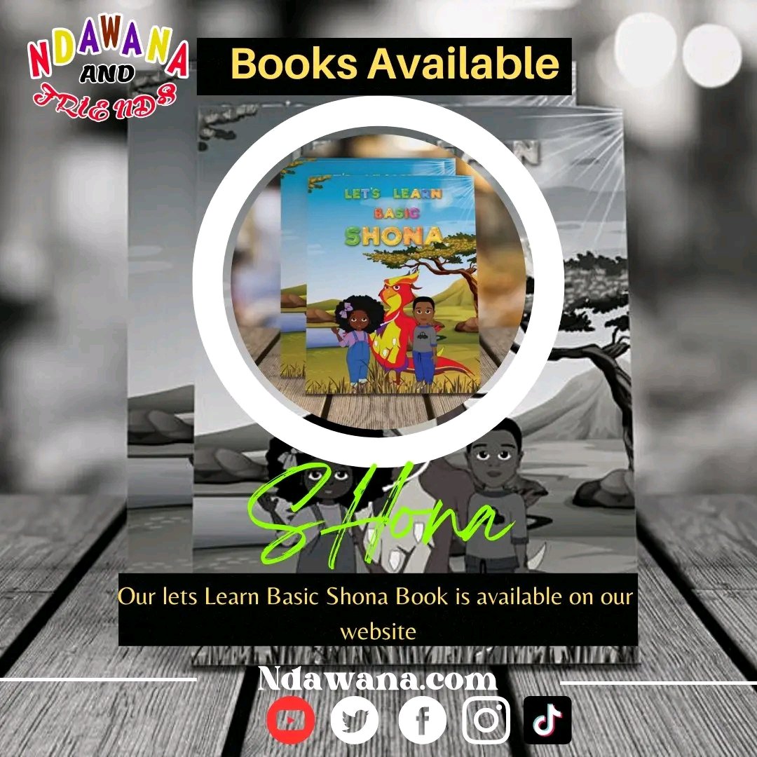 Nlt_Media1's tweet photo. Let's learn basic , those who are new in Shona or those who want to improve their pronunciation, spellings, names and many more Shona skills, this book "Let's Learn Basic Shona" is for you. Available on our online store click https://t.co/dTSqjOhZEy
#amazon #worlddaybook #Shona https://t.co/gqNTqXTzpu