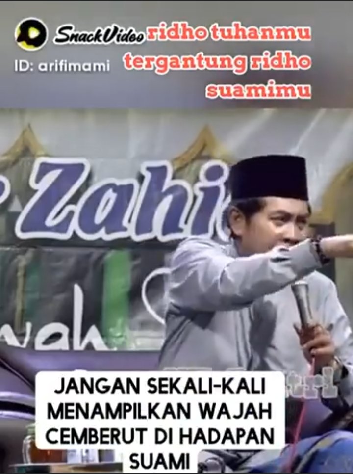 Sekalipun kamu lelah,letih tak punya uang jgn sekali2 mrengut,cemberut apalagi smpai marah2 pada suami karena Ridho Tuhanmu ad pd suamimu.

Surga istri ad pd suami.
Surga suami ad pd ibunya.

Jgn sekali2 suami cemberut dn membentak ibunya,Allah tdk Ridho,neraka tempat ank durhaka