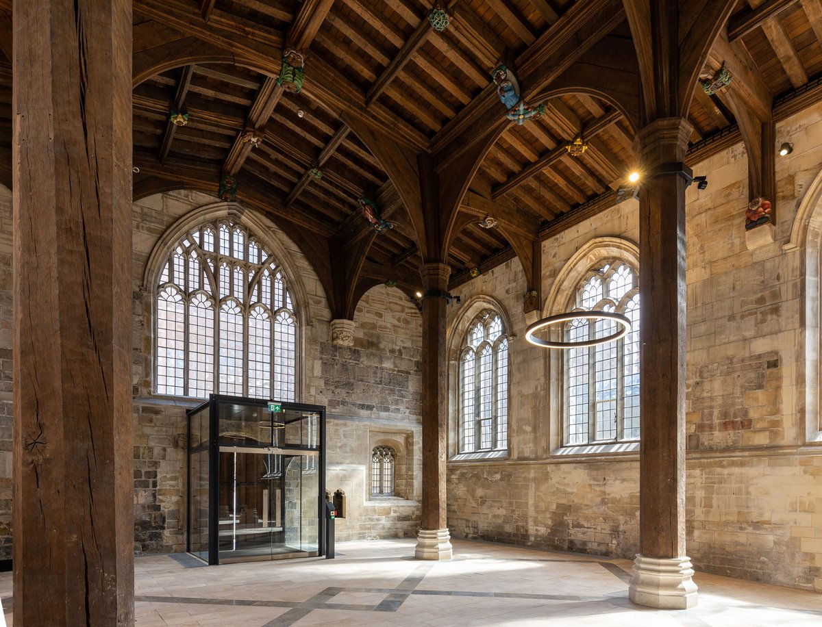 GrayAndDick's tweet photo. From our portfolio of work. Entrance lobby to #York Guildhall. 

> https://t.co/MT9wR5j5L0
> enquiries@gdltd.net
> 0141 952 9619

#GrayAndDick #HeritageProjects https://t.co/xtPoml5IlF
