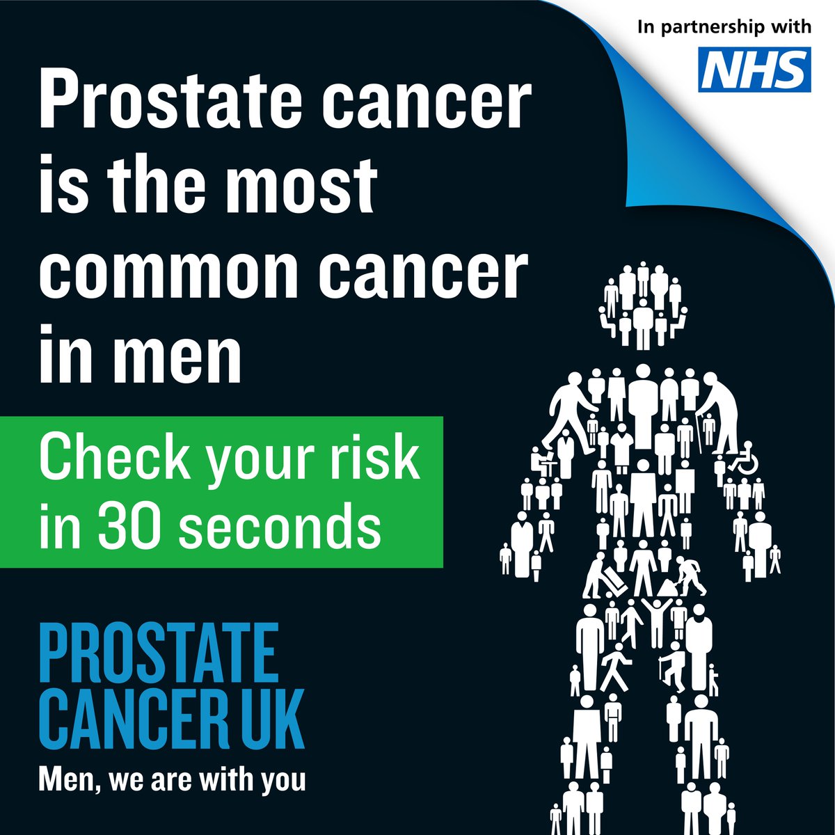 Most men with early prostate cancer do not have any symptoms.  This is why it is important to know your risk:  prostatecanceruk.org/risk-checker #prostatecancer #menwearewithyou #menshealth #chestercentralpcn #nhs #chestergp