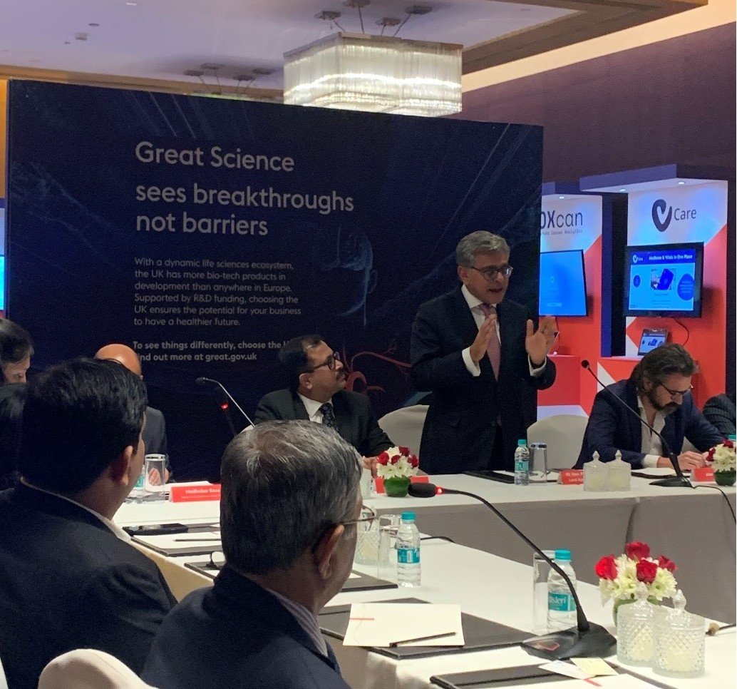 .<a href="/alangemmell/">Alan Gemmell MP</a> joined by The Rt. Hon. Professor the Lord Ajay Kakkar PC and <a href="/CII4WR/">CII Western Region (WR)</a> launched the 8th edition of UK-India Digital Health Trade Mission in #Mumbai.

The mission offers the best of British healthcare innovation to its Indian counterparts, strengthening 🇬🇧🇮🇳 ties.