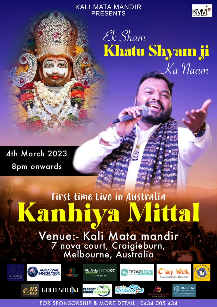 austhindu's tweet image. Welcome to Australia, Kanhiya Mittal Ji. Australian Hindus will be attending your event in full force.
