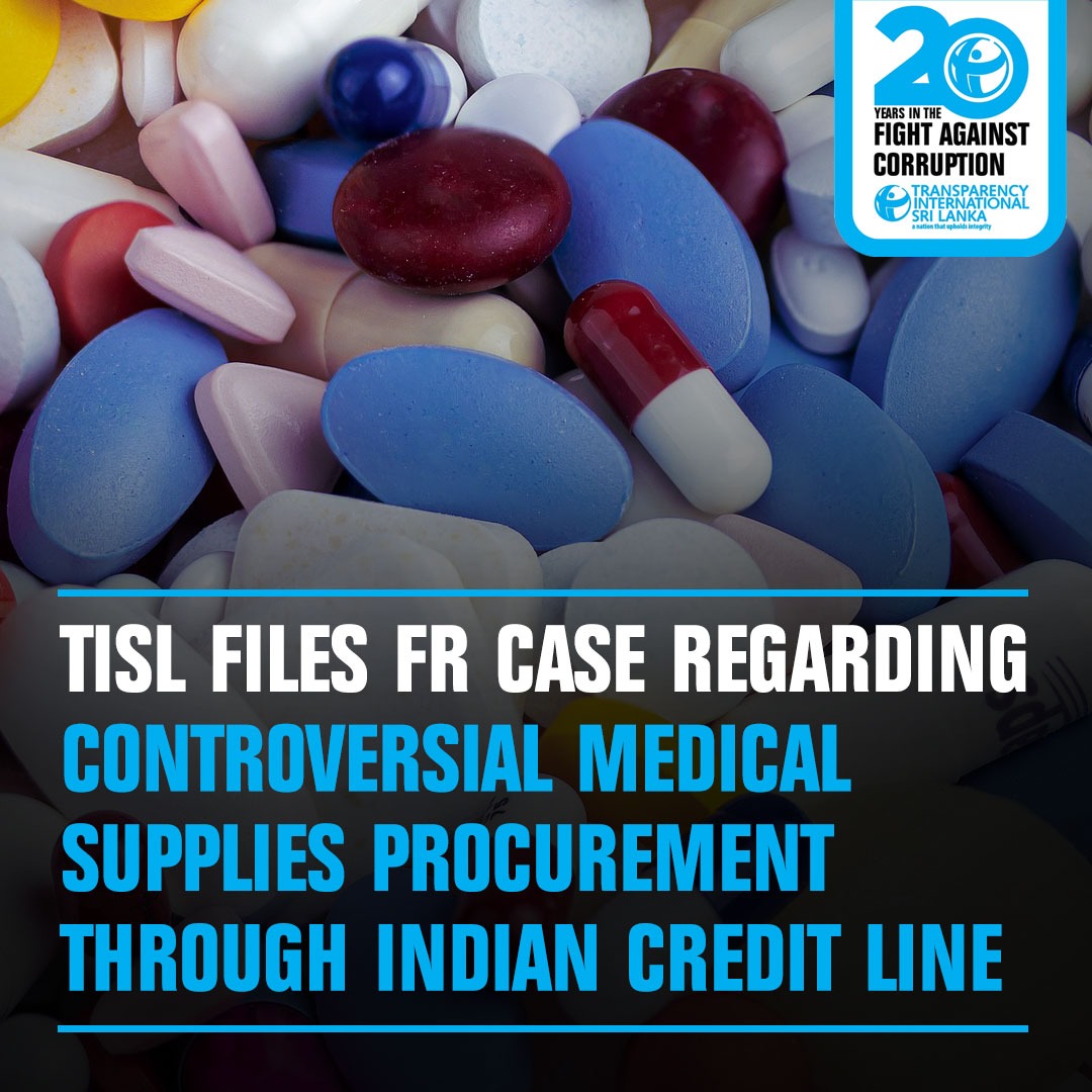 tisrilanka's tweet photo. TISL today filed a #FRpetition in the SC naming 47 Respondents, in relation to the steps taken by the #CabinetofMinisters, the #MinisterofHealth, the #MinistryofHealth & #NMRA to procure medical supplies from two Indian private companies.
Read more: https://t.co/QR0zlYc4xN https://t.co/IGzlQYk1kb
