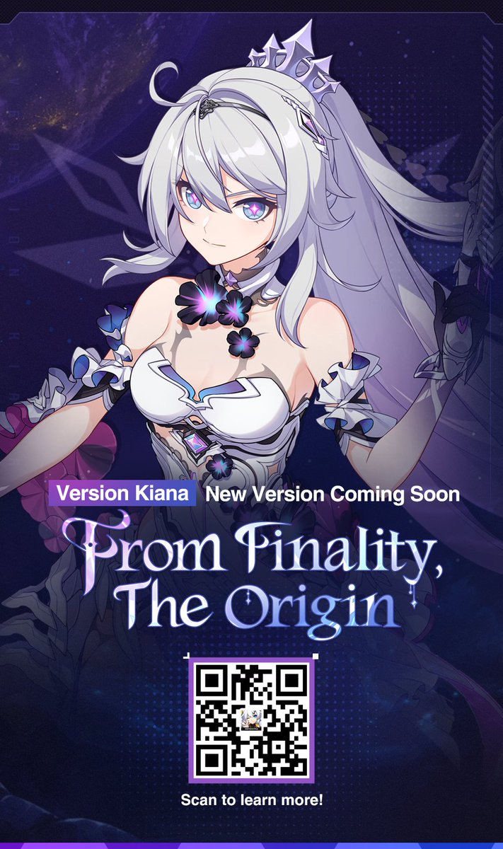 Whiteglint011's tweet photo. Version Kiana coming soon! New battlesuits Herrscher of Finality and Herrscher of Origin debut! https://t.co/02gZoPDNYg