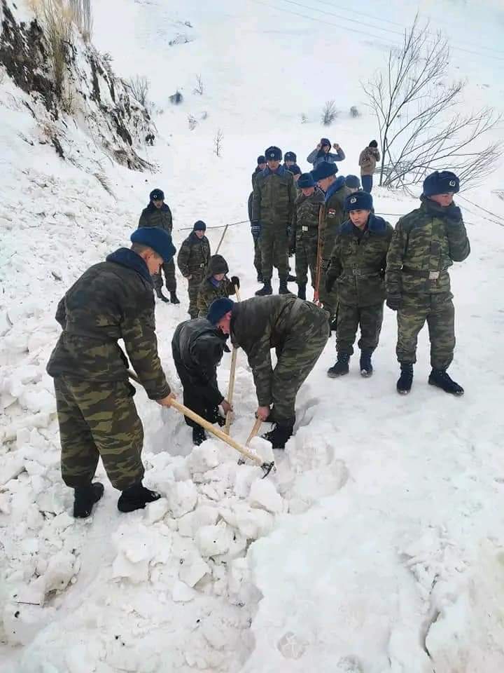 #LATESTNEWS FROM THE AVALANCHE IN #TAJIKISTAN.
 THE NUMBER OF THE DEAD REACHED #16PEOPLE.
 MAY GOD BLESS AND GIVE YOU THE MERCY OF PARADISE 🤲