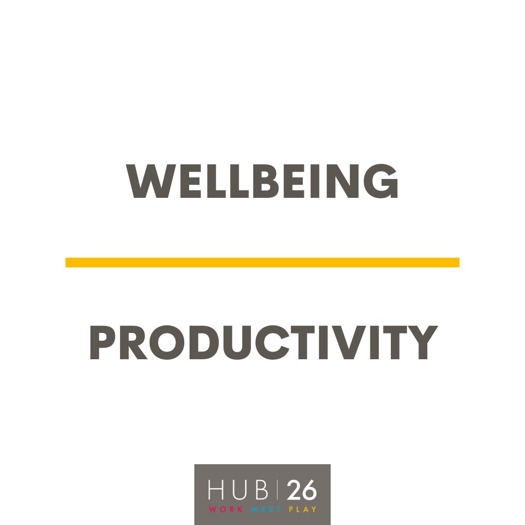 Your wellbeing is integral to your mental health and your productivity.

#Wellbeing #Coworking #Environment