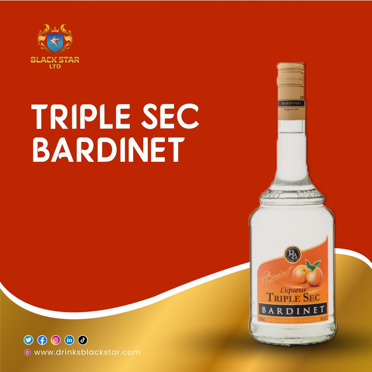 Liquor Bardinet TripleSec
Special price 1️⃣ 5️⃣ , 8️⃣ 9️⃣ BGN.