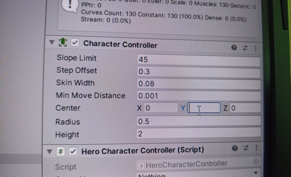 SarveVed's tweet photo. This bug was cleared Successfully 😃 after by introducing character controller' Center ...🐛👾👾😄 https://t.co/fFgRGddy9f