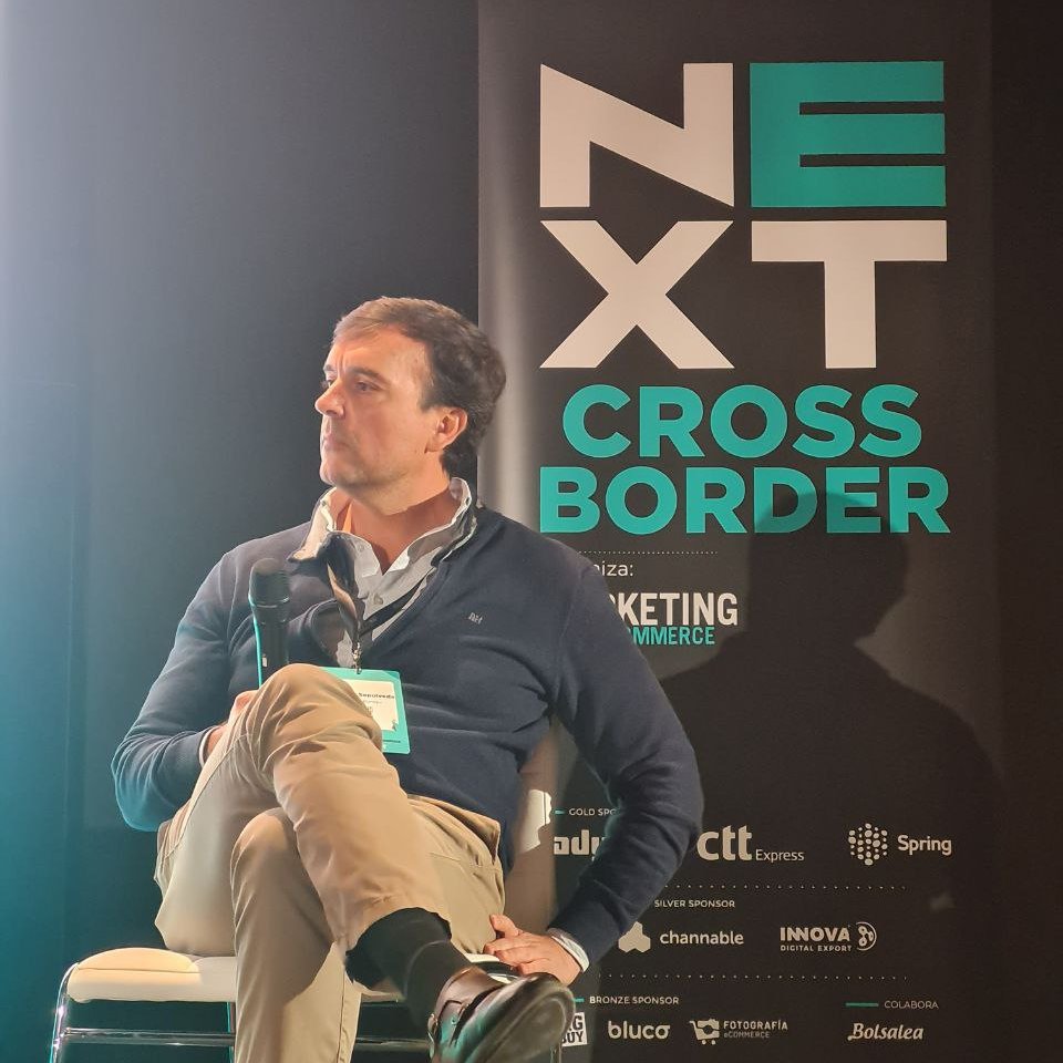 Mkt4eCommerce's tweet photo. "Vender fuera de España te da acceso a mercados muy amplios como Francia. Es una oportunidad de llegar a muchos clientes. "

⚡Federico Sepúlveda, de Bergner Europe
#NEXTCrossBorder https://t.co/D6D01oj9fI