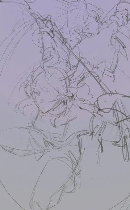 had something sketched out a while ago, but I think I would wanna try and redo it entirelyold v new 