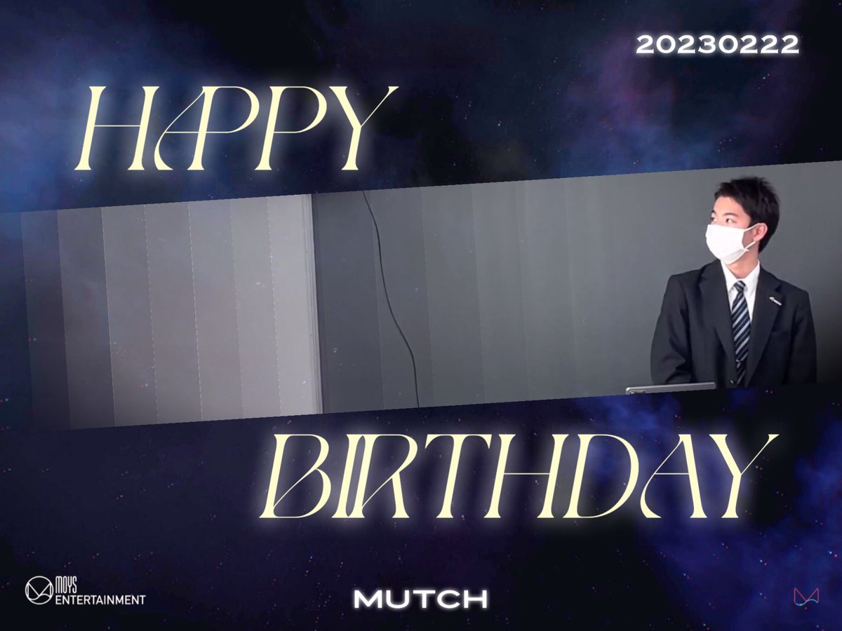 MOYS_Ent's tweet photo. Happy Birthday MUTCH

#HappyMUTCHday https://t.co/uplWwfxNPm