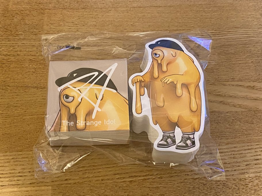 ステッカーが届いた！
３月の展示でご自由にお取りください形式にしますのでどうぞ貰ってやってください🙌