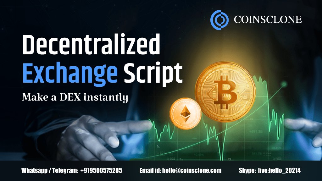 kevinhines99's tweet image. Revolutionize your trading game with our decentralized exchange script - secure, transparent, and powered by blockchain technology! 

#DEX #DecentralizedExchange #BlockchainTrading