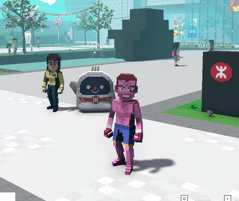 DoyoungSay's tweet photo. @TheSandboxGame I found the Delivery Robot in Next Station: Metaverse! 🚉 #LunarNewYearTSB https://t.co/y623Z7w56G