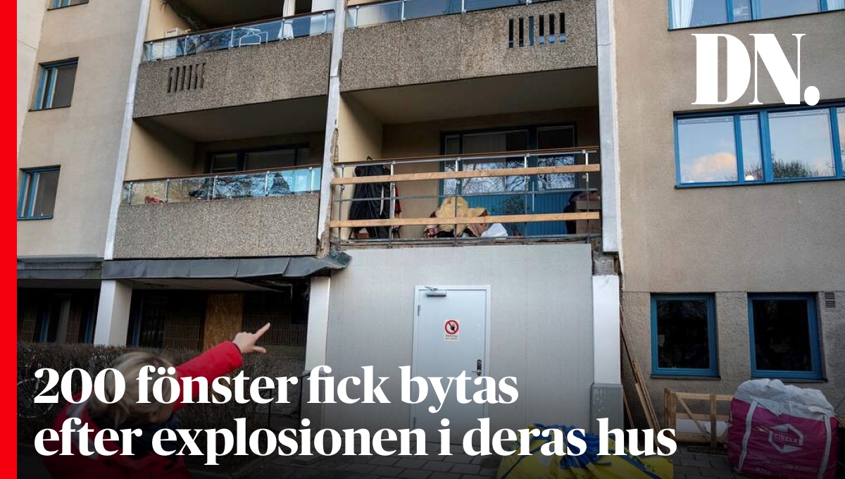 Bomb krossade 200 fönster på Södermalm – månader senare pågår renoveringen fortfarande: ”Närmar oss 4 miljoner.” dn.se/sverige/200-fo…