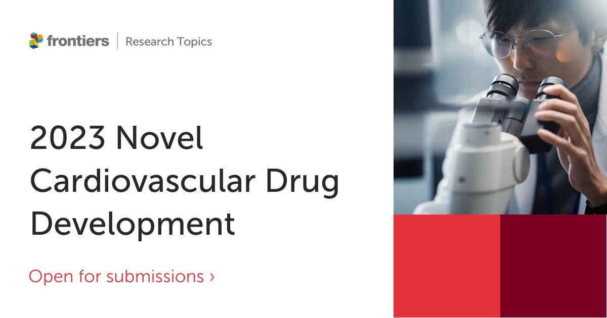 FrontCVMedicine's tweet photo. #CallForPapers "2023 Novel Cardiovascular Drug Development" #CardiovascularDrugDevelopment

🗓️ 31 July 2023

Submit your paper here 👉https://t.co/IzdW47Pw65 https://t.co/ugJxAYgzJ4