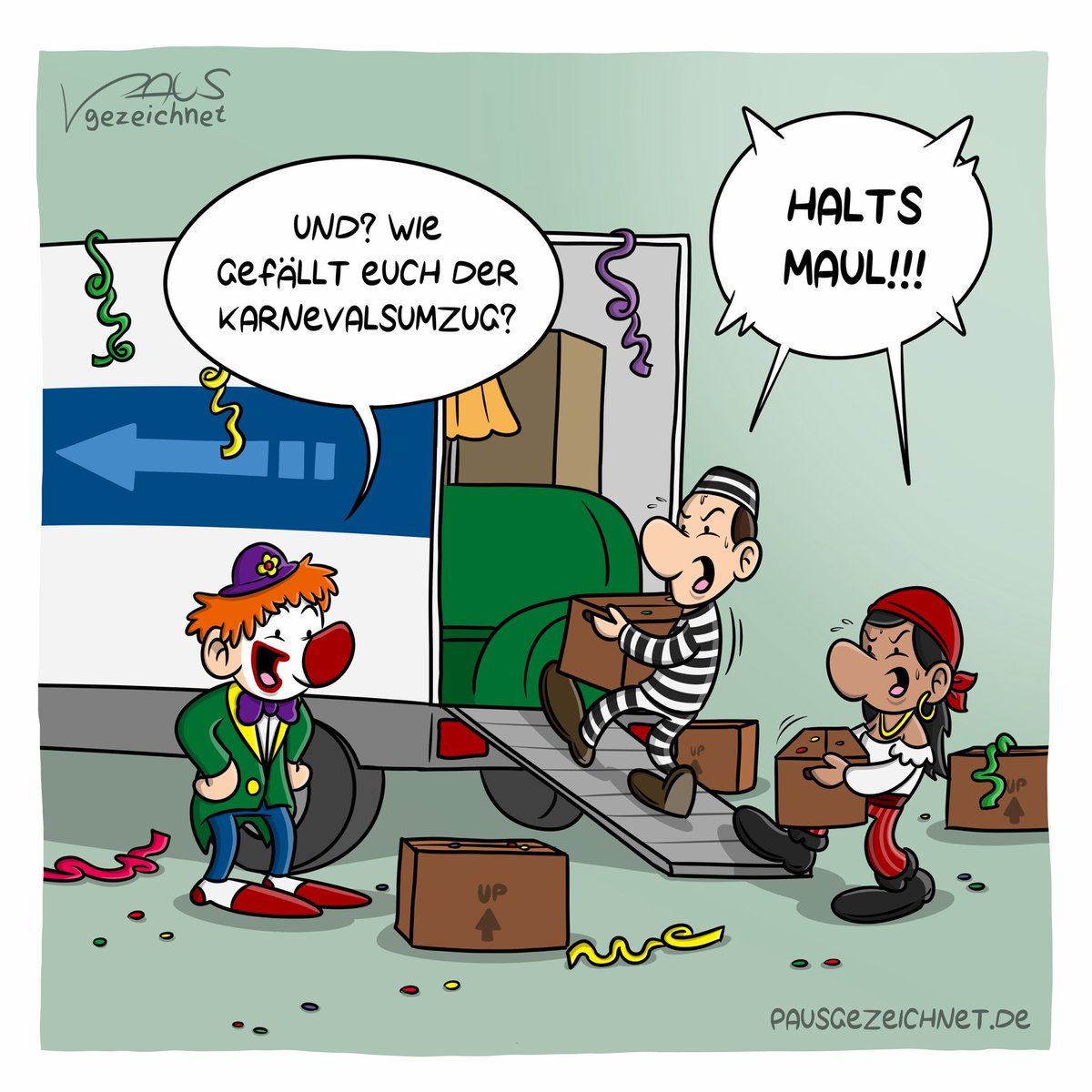 Die Zeit der Umzüge beginnt 🎉 📦🤡
#Karneval