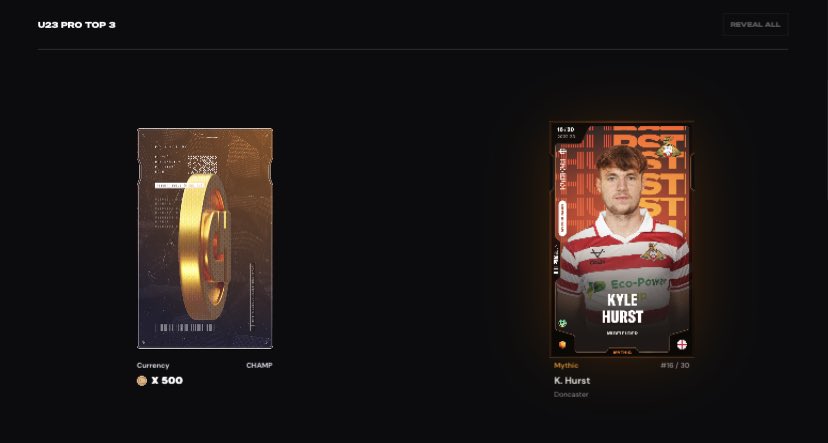 SouthernFireFC's tweet photo. After a clean sweep of rewards last week, winning rewards in each of the 7 tournaments I entered. It was another successful GW for me on @UltiChamps with 3 podiums! A first in GlobalPro, 2nd in U23Amateur and 3rd in U23Pro

1,750C
1*Mythic
1*Epic
1 Mythic https://t.co/L4JH93okrQ