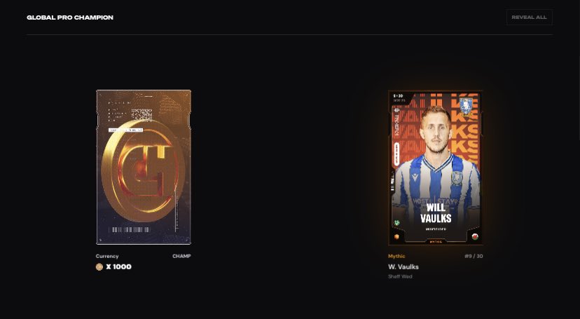 SouthernFireFC's tweet photo. After a clean sweep of rewards last week, winning rewards in each of the 7 tournaments I entered. It was another successful GW for me on @UltiChamps with 3 podiums! A first in GlobalPro, 2nd in U23Amateur and 3rd in U23Pro

1,750C
1*Mythic
1*Epic
1 Mythic https://t.co/L4JH93okrQ