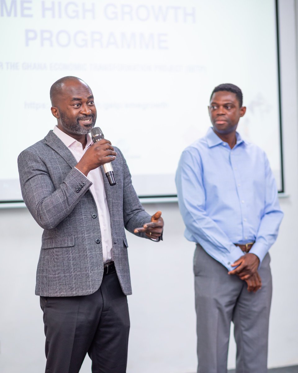 gea_ghana's tweet photo. #GEA holds a stakeholder engagement at the @AccraDigitalCenter on the SME High-Growth Programme under the #GhanaEconomicTransformationProject.

The programme's goal is to boost productivity and accelerate the growth of High-Growth SMEs.

#WorldBank #GETP #SMEHighGrowthprogramme https://t.co/ozXXDkTH2e