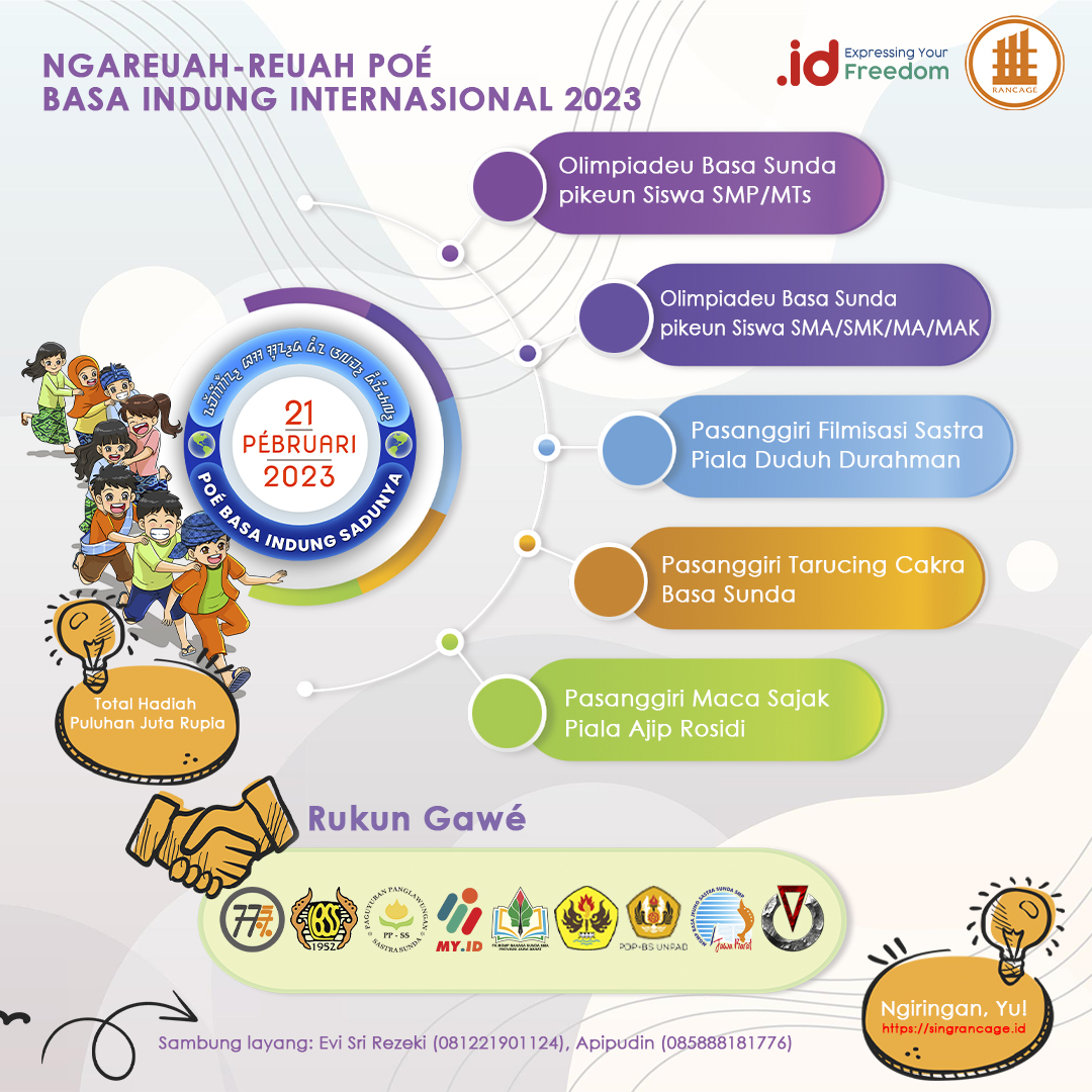 GOTONG-ROYONG MENGEMBANGKAN BAHASA IBU
Singrancagé Membuka Donasi Publik Untuk Memperingati Hari Bahasa Ibu Internasional 2023

[Sebuah Utas]

*Twitter do your magic 🙏*