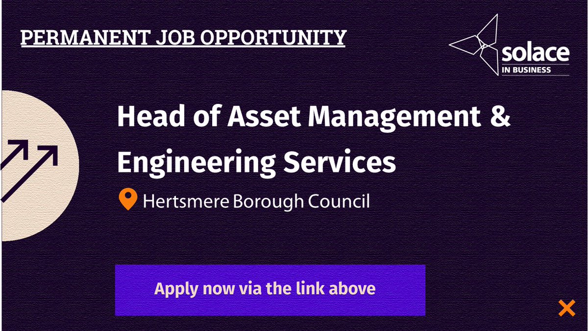 SolaceRecruit's tweet photo. We are working with @HertsmereBC to recruit their Head of Asset Management &amp; Engineering Services. If you're interested you can find more information at https://t.co/2ndYghN26Y or by calling the executive recruitment team on 020 7976 3311 to discuss the opportunity in more detail https://t.co/3UyJay0gcH