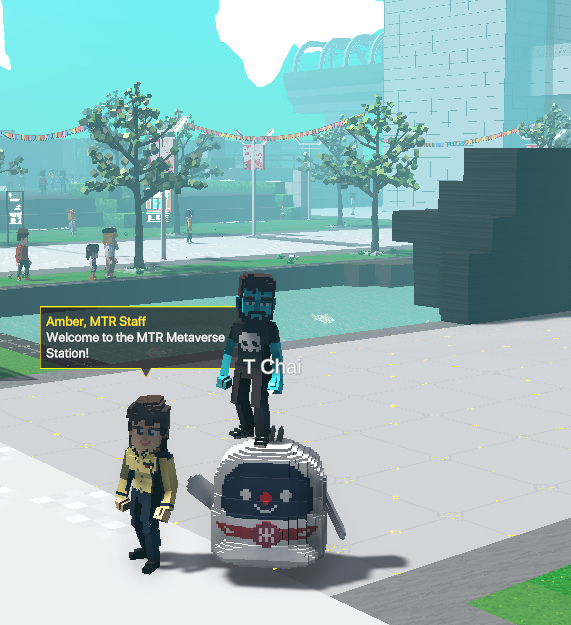 CutieRenjun1's tweet photo. @TheSandboxGame I found the Delivery Robot in Next Station: Metaverse! 🚉 #LunarNewYearTSB https://t.co/xyAj0nkS3o