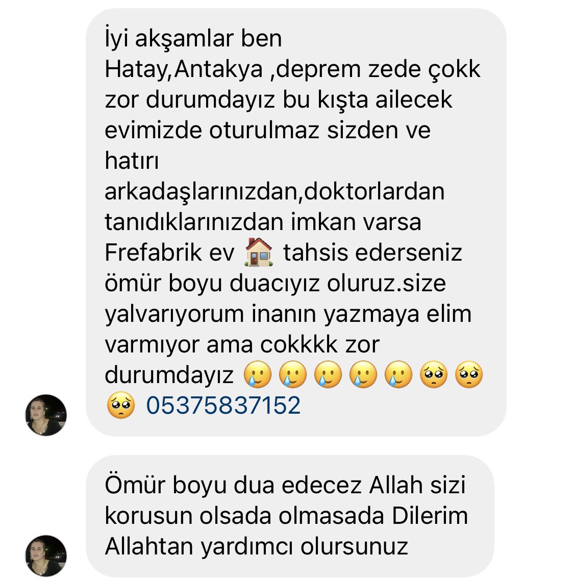 Allah aşkına biri bu aileye yardım etsin.