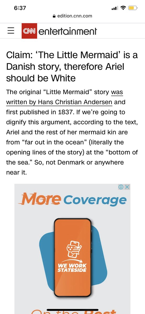 EhsanMathTutor's tweet image. So what is it we want. For Cinderella, we complained why all characters are white and can’t have Blacks. Now we have Black character in the Mermaid it’s now a problem. 🤦♂️