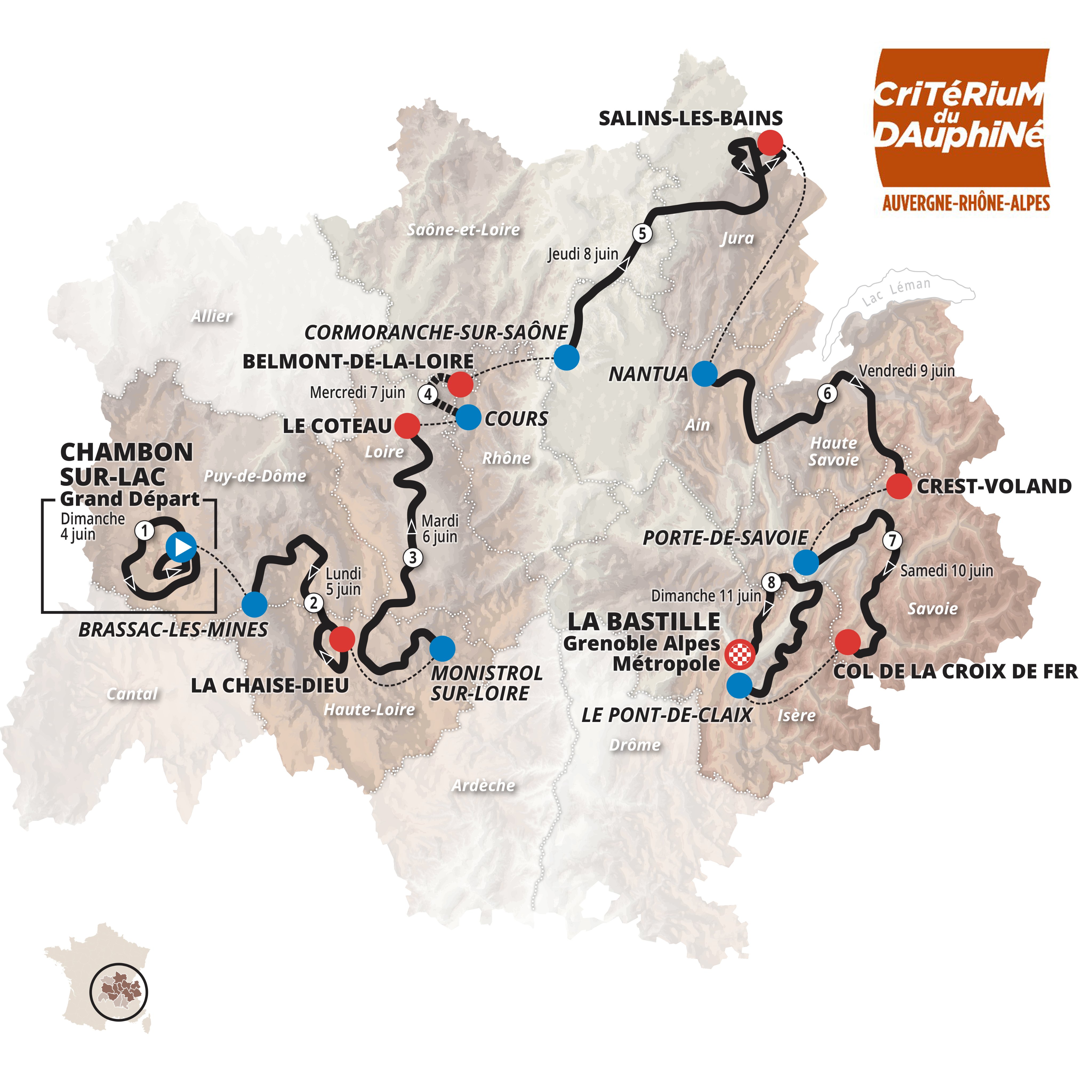Critérium du Dauphiné (dauphine) / Twitter