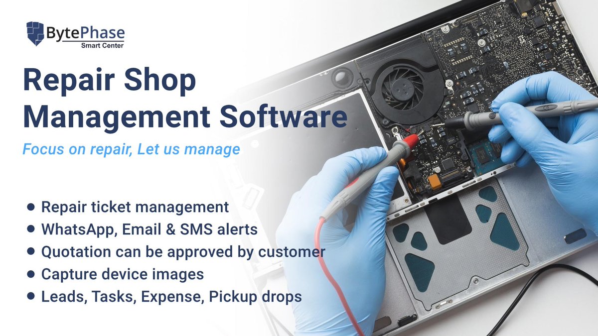 bytephase's tweet photo. Get started with the Rs.299 plan of #BytePhase Repair Shop Management Software today and start off the New Year right!
#onlinesoftware #lead #excel #task #GSTbilling #UPI #whatsapp #managementcrm https://t.co/MeKCgQ7MMT