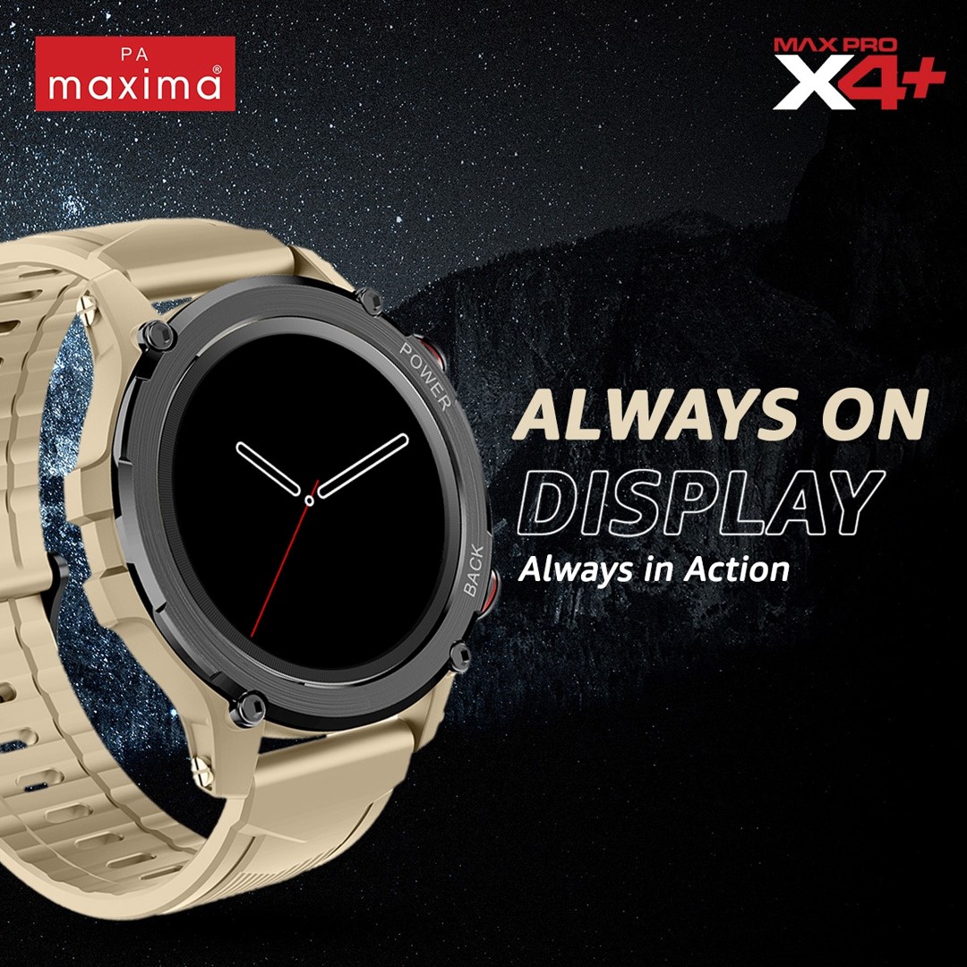 maxima_watches's tweet photo. Be smart like your smartwatch and always keep the action mode on!
#BeUnstoppable with X4+
.
.
#NewLaunch #X4plus #RuggedSmartwatch #AdventureReady #MaxProSmartwatches #SmartWatchLaunch #BeSmartWearSmart #SKY #SuryakumarYadav #MaximaSmartWatches #SmartWatches #Maxima https://t.co/S28jjQcA5a