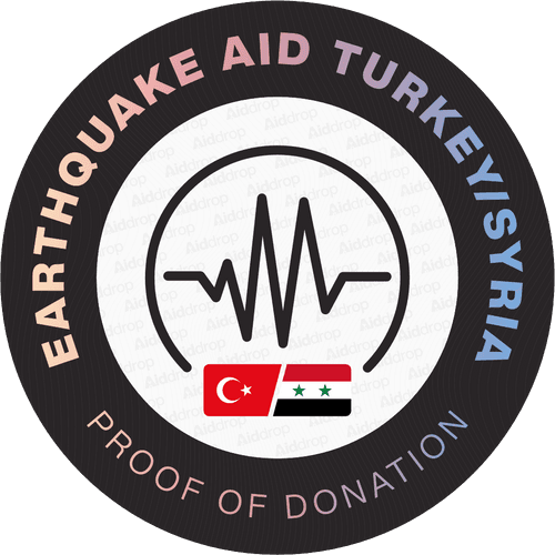 If you bought a Soulbound Token from <a href="/aiddrop_team/">Aiddrop</a>  to help the earthquake victims in Turkey and Syria, then you have not only committed something for a good cause, but also qualified for utilities of some great artists. We raised 10.3 ETH from 182 donors, that's huge! ❤️
👇🧵