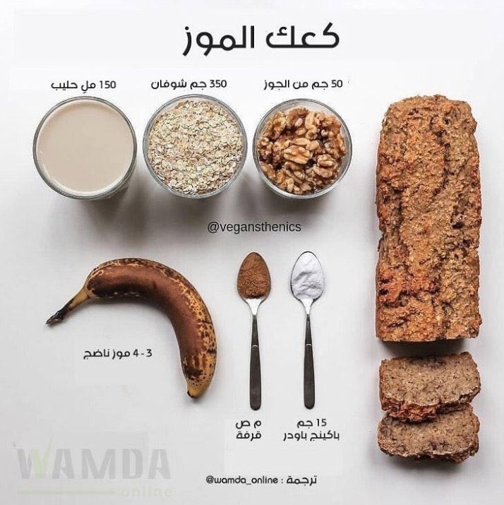 Wamda_online's tweet photo. كعك الموز اللذيذ😋سهل التحضير ومناسب للتحدي #بدون_قلوتين
المكونات👇
٢كوب شوفان🍚
كوب حليب🥛
٥٠جم جوز🥥
٣_٤موز ناضج🍌
م ص قرفه
📌تخلط المكونات معًا وتوضع في قالب مناسب وادخلها الفرن على درجة حرارة مناسبة🔥
📌 تقسم الكمية على ١٥ قطعة القطعة الواحدة تعطي ٦٥سعر حراري🔥
#تحدي_90_يوم https://t.co/sV6TJ2rofc