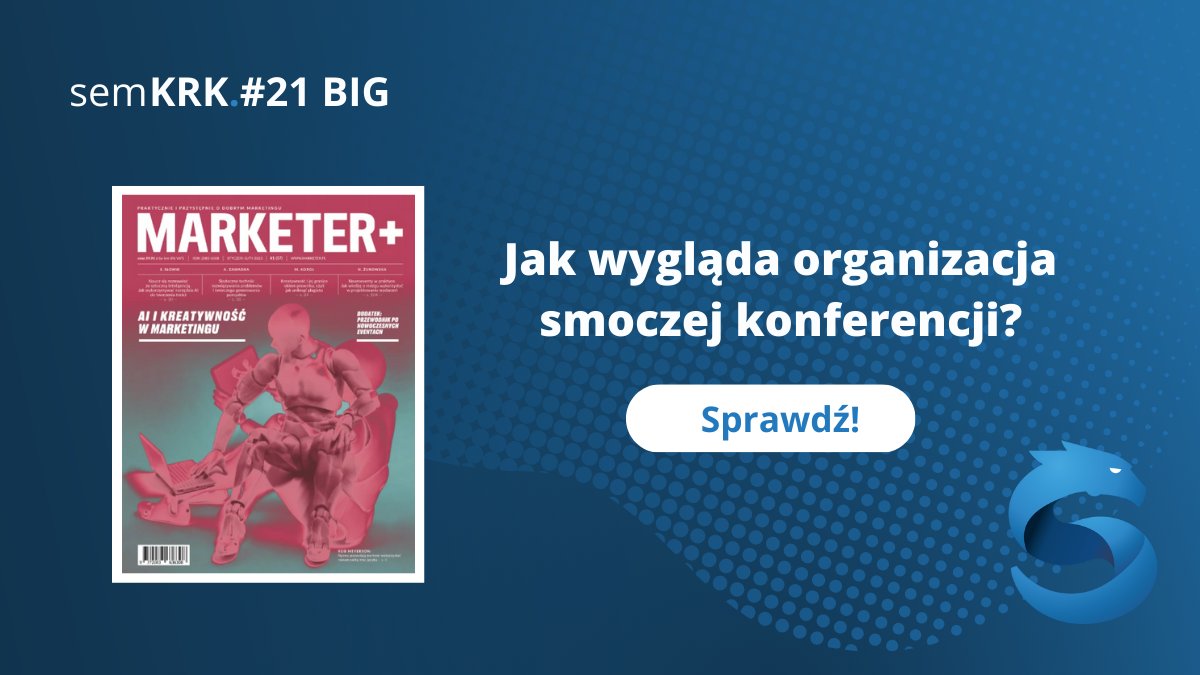 Jak przygotować i wypromować konferencję na przykładzie semKRK – o organizacji smoczej konferencji 🐉 mówi Kamil Leśniak, Event &amp; Marketing Manager, z komentarzem CEO, Krzysztof Marzec.

Pobierz dodatek 👉 dva.pl/bwB4